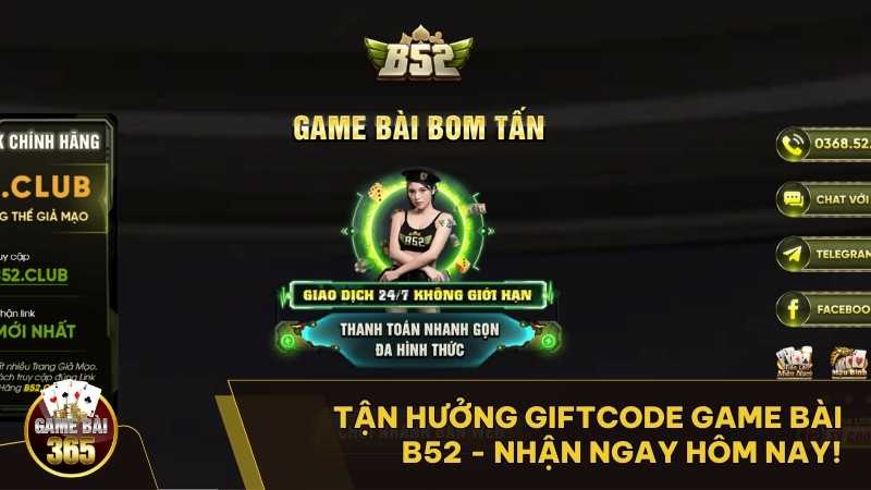 Giftcode Game Bài B52