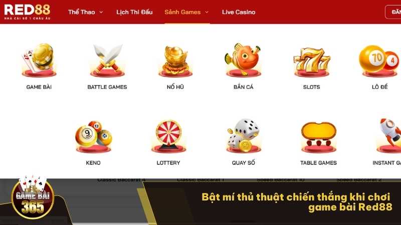 Bật mí thủ thuật chiến thắng khi chơi game bài Red88