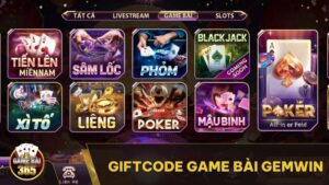 Giftcode Game bài Gemwin