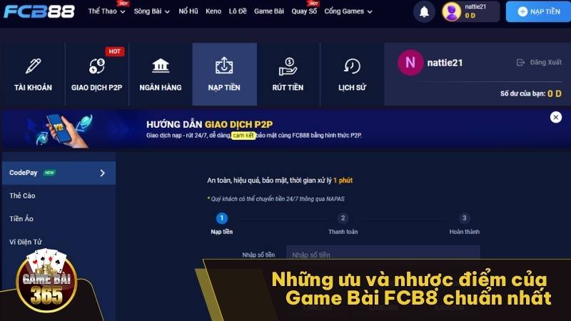 Những ưu và nhược điểm của Game Bài FCB8 chuẩn nhất